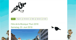 Desktop Screenshot of musikfuerallethun.ch